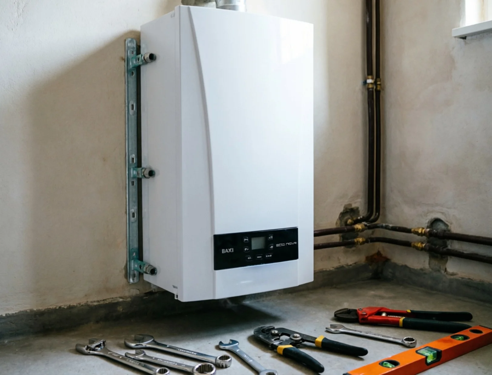 Схема подключения одноконтурного газового котла: