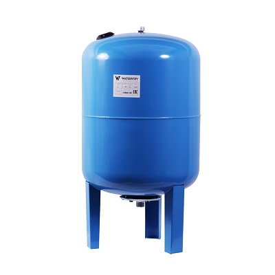 ГA SP 80V гидроаккумулятор верт., стальной, мембрана EPDM, фланец - оцинк.1", макс 10 бар, раб. 8бар WATERSTRY