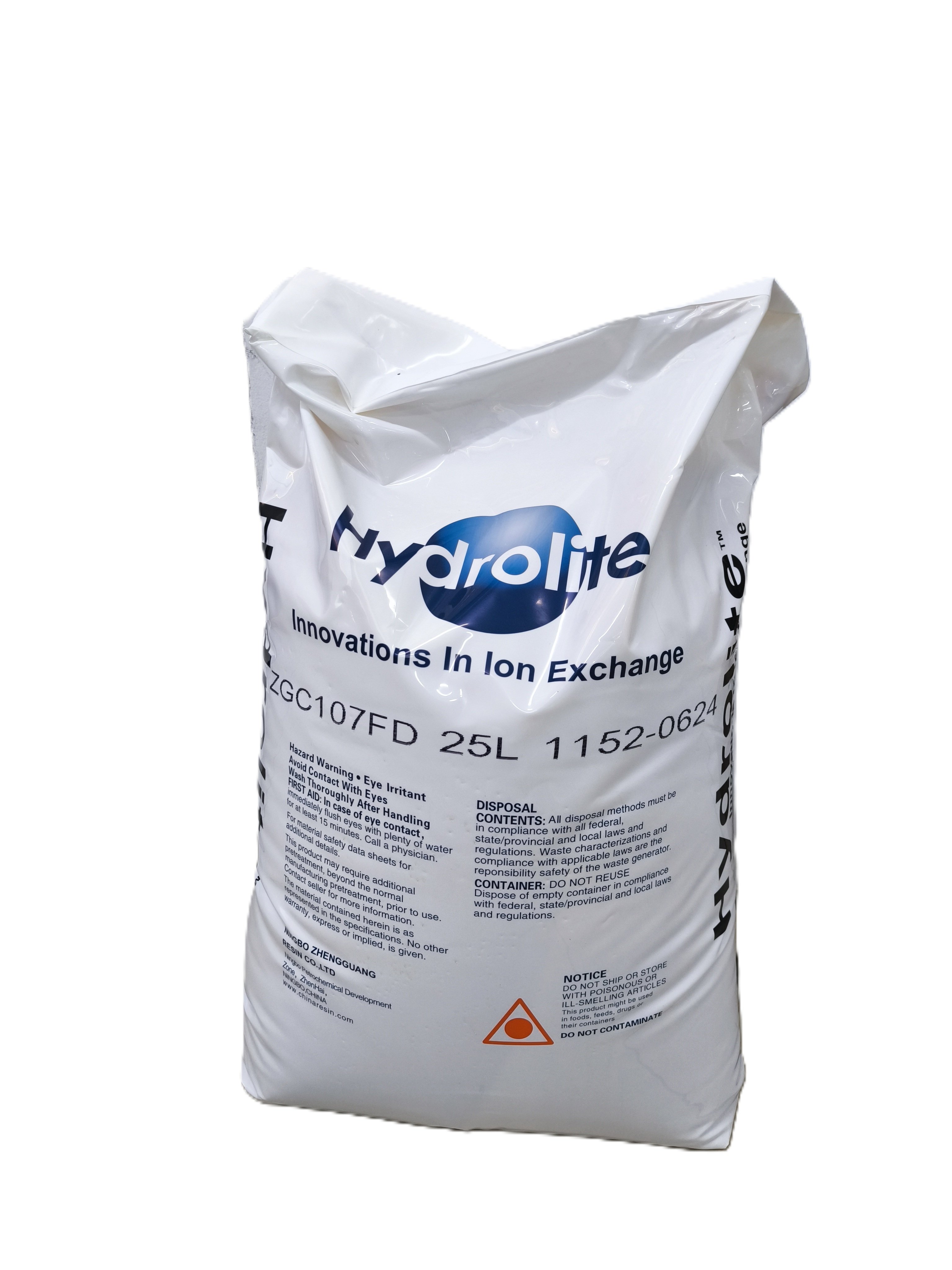 Катионит Hydrolite ZGC107FD (1 мешок 25л).