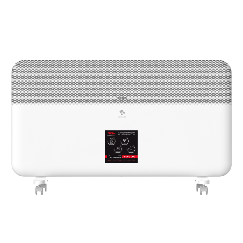 Электрические конвекторы с LED-дисплеем серии CHIKARA ECH-CHE1500WT